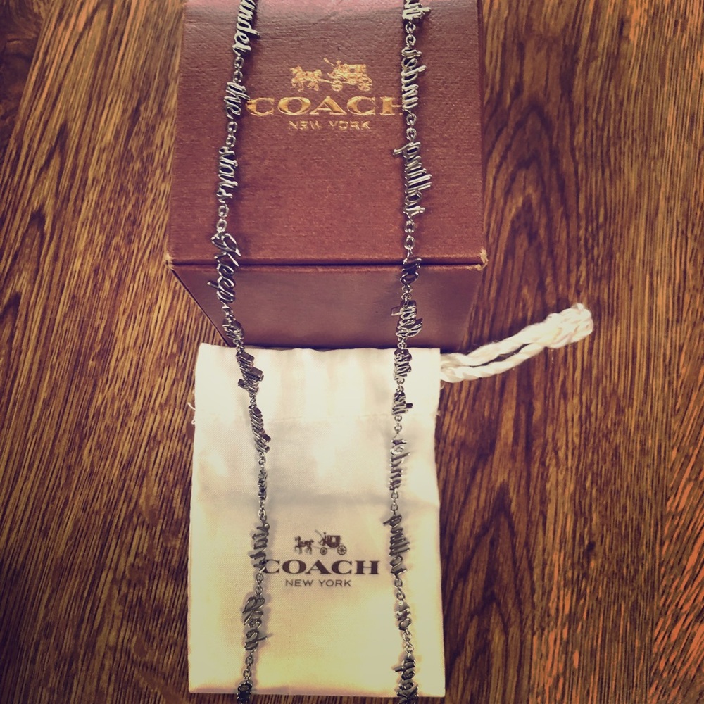 Coach Necklace “Keep on Rolling Under the Stars”